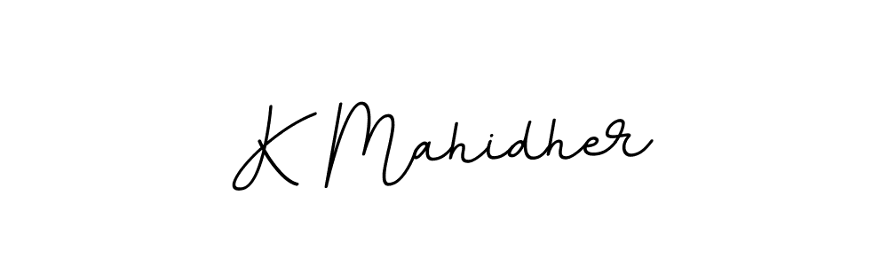 Make a beautiful signature design for name K Mahidher. Use this online signature maker to create a handwritten signature for free. K Mahidher signature style 11 images and pictures png