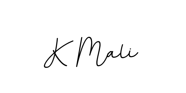 The best way (BallpointsItalic-DORy9) to make a short signature is to pick only two or three words in your name. The name K Mali include a total of six letters. For converting this name. K Mali signature style 11 images and pictures png