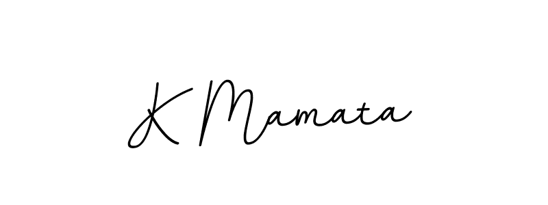 How to make K Mamata name signature. Use BallpointsItalic-DORy9 style for creating short signs online. This is the latest handwritten sign. K Mamata signature style 11 images and pictures png
