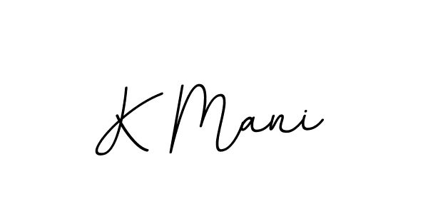 This is the best signature style for the K Mani name. Also you like these signature font (BallpointsItalic-DORy9). Mix name signature. K Mani signature style 11 images and pictures png