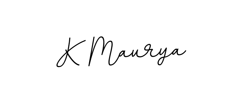 Make a beautiful signature design for name K Maurya. With this signature (BallpointsItalic-DORy9) style, you can create a handwritten signature for free. K Maurya signature style 11 images and pictures png