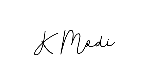 Design your own signature with our free online signature maker. With this signature software, you can create a handwritten (BallpointsItalic-DORy9) signature for name K Modi. K Modi signature style 11 images and pictures png