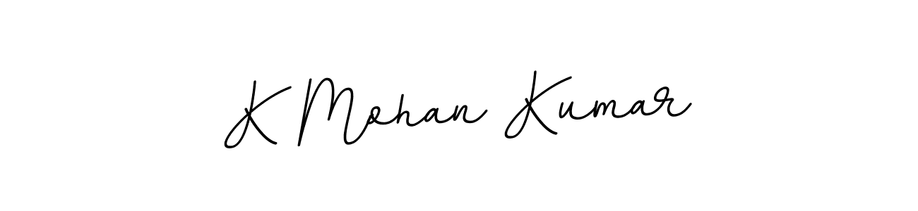 How to make K Mohan Kumar signature? BallpointsItalic-DORy9 is a professional autograph style. Create handwritten signature for K Mohan Kumar name. K Mohan Kumar signature style 11 images and pictures png