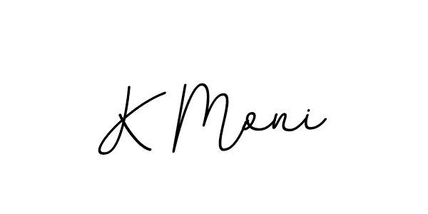 K Moni stylish signature style. Best Handwritten Sign (BallpointsItalic-DORy9) for my name. Handwritten Signature Collection Ideas for my name K Moni. K Moni signature style 11 images and pictures png