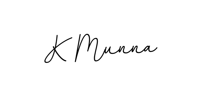 How to make K Munna signature? BallpointsItalic-DORy9 is a professional autograph style. Create handwritten signature for K Munna name. K Munna signature style 11 images and pictures png