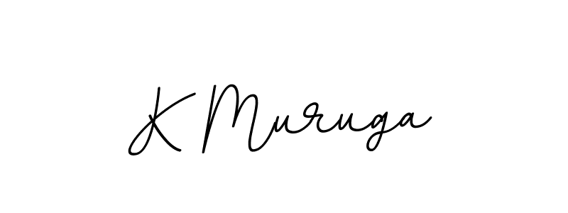 You should practise on your own different ways (BallpointsItalic-DORy9) to write your name (K Muruga) in signature. don't let someone else do it for you. K Muruga signature style 11 images and pictures png