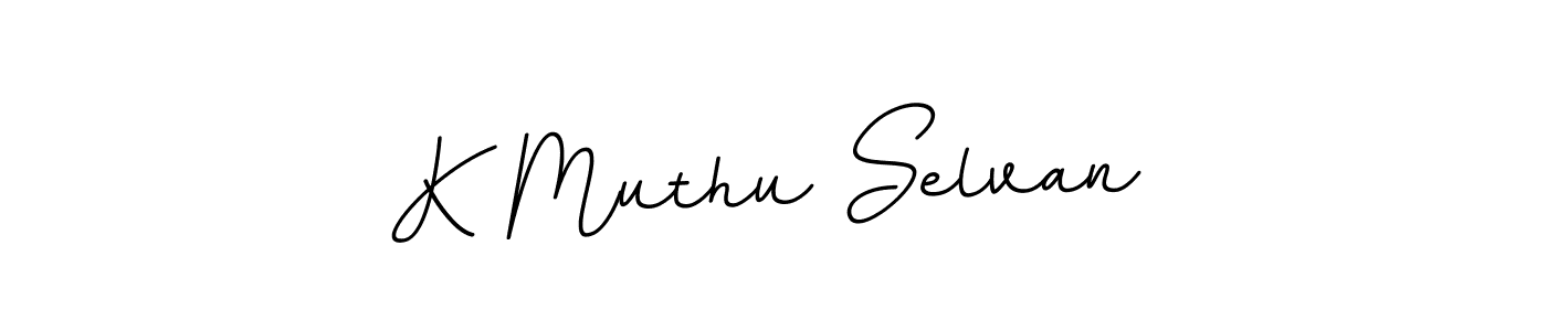 Similarly BallpointsItalic-DORy9 is the best handwritten signature design. Signature creator online .You can use it as an online autograph creator for name K Muthu Selvan. K Muthu Selvan signature style 11 images and pictures png