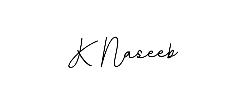 Also we have K Naseeb name is the best signature style. Create professional handwritten signature collection using BallpointsItalic-DORy9 autograph style. K Naseeb signature style 11 images and pictures png