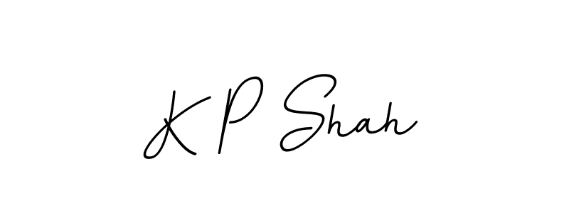 Create a beautiful signature design for name K P Shah. With this signature (BallpointsItalic-DORy9) fonts, you can make a handwritten signature for free. K P Shah signature style 11 images and pictures png