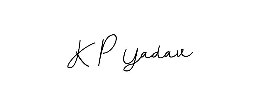 This is the best signature style for the K P Yadav name. Also you like these signature font (BallpointsItalic-DORy9). Mix name signature. K P Yadav signature style 11 images and pictures png