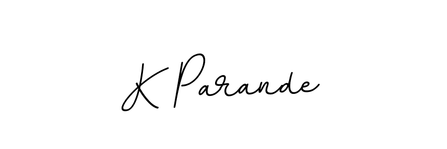 BallpointsItalic-DORy9 is a professional signature style that is perfect for those who want to add a touch of class to their signature. It is also a great choice for those who want to make their signature more unique. Get K Parande name to fancy signature for free. K Parande signature style 11 images and pictures png