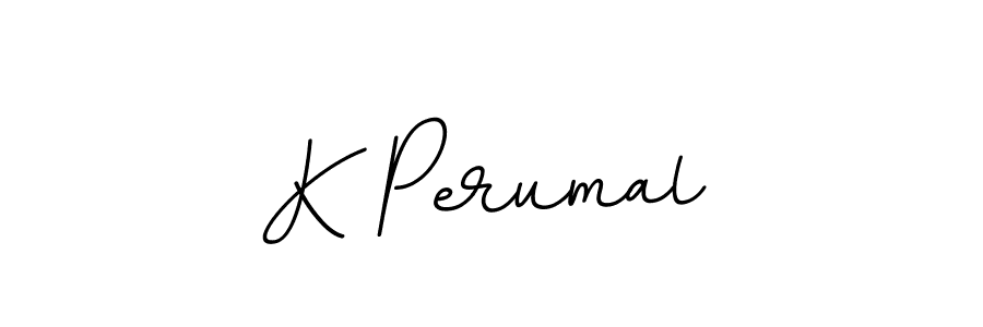 if you are searching for the best signature style for your name K Perumal. so please give up your signature search. here we have designed multiple signature styles  using BallpointsItalic-DORy9. K Perumal signature style 11 images and pictures png