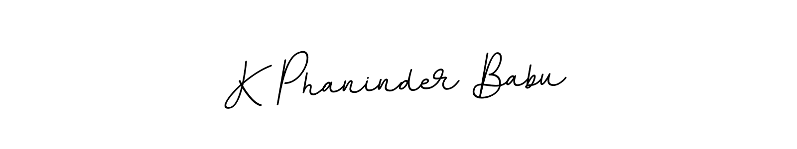 Also we have K Phaninder Babu name is the best signature style. Create professional handwritten signature collection using BallpointsItalic-DORy9 autograph style. K Phaninder Babu signature style 11 images and pictures png