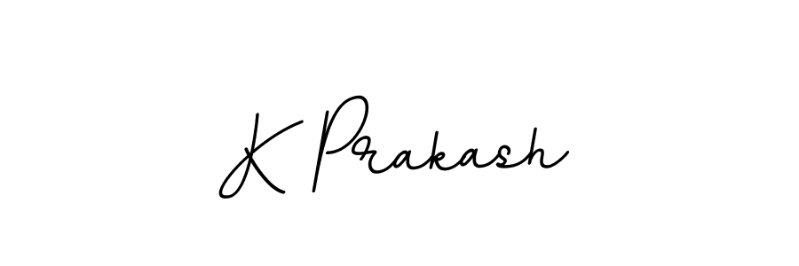 Make a beautiful signature design for name K Prakash. With this signature (BallpointsItalic-DORy9) style, you can create a handwritten signature for free. K Prakash signature style 11 images and pictures png