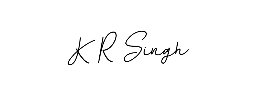 It looks lik you need a new signature style for name K R Singh. Design unique handwritten (BallpointsItalic-DORy9) signature with our free signature maker in just a few clicks. K R Singh signature style 11 images and pictures png