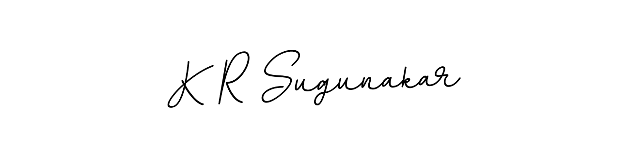 Also we have K R Sugunakar name is the best signature style. Create professional handwritten signature collection using BallpointsItalic-DORy9 autograph style. K R Sugunakar signature style 11 images and pictures png