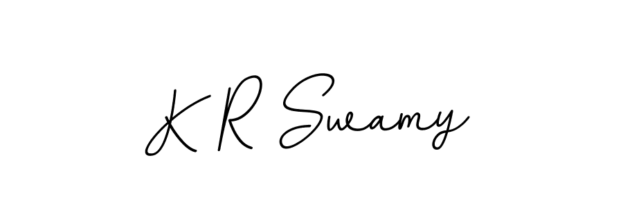 How to Draw K R Swamy signature style? BallpointsItalic-DORy9 is a latest design signature styles for name K R Swamy. K R Swamy signature style 11 images and pictures png