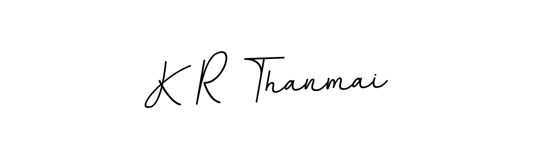 Similarly BallpointsItalic-DORy9 is the best handwritten signature design. Signature creator online .You can use it as an online autograph creator for name K R Thanmai. K R Thanmai signature style 11 images and pictures png