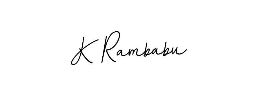 Also You can easily find your signature by using the search form. We will create K Rambabu name handwritten signature images for you free of cost using BallpointsItalic-DORy9 sign style. K Rambabu signature style 11 images and pictures png