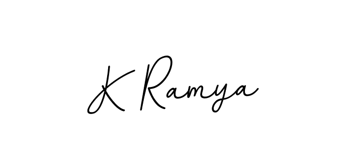 Also You can easily find your signature by using the search form. We will create K Ramya name handwritten signature images for you free of cost using BallpointsItalic-DORy9 sign style. K Ramya signature style 11 images and pictures png