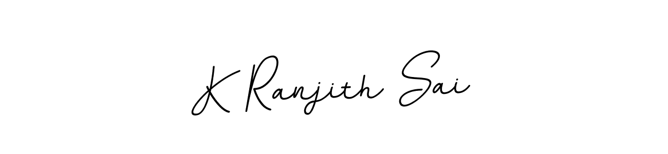 How to make K Ranjith Sai signature? BallpointsItalic-DORy9 is a professional autograph style. Create handwritten signature for K Ranjith Sai name. K Ranjith Sai signature style 11 images and pictures png