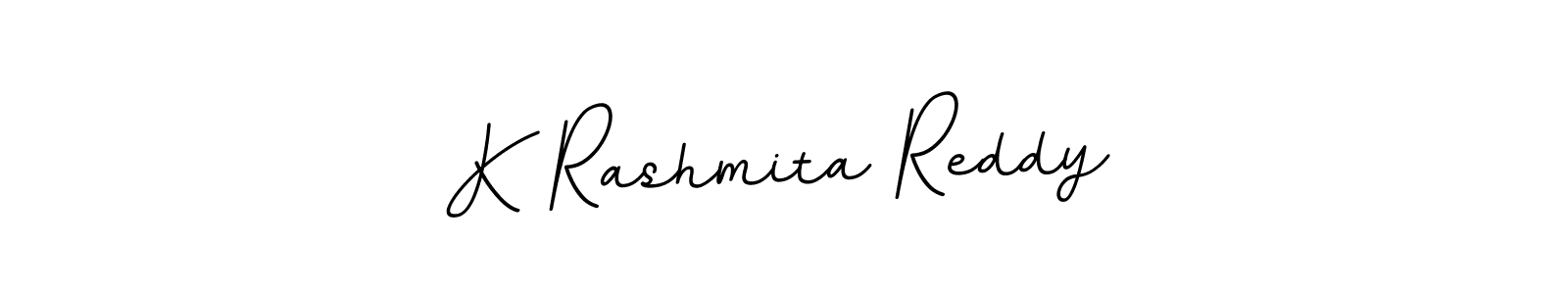 Make a beautiful signature design for name K Rashmita Reddy. With this signature (BallpointsItalic-DORy9) style, you can create a handwritten signature for free. K Rashmita Reddy signature style 11 images and pictures png