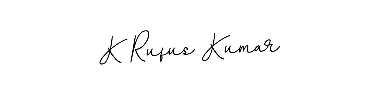 BallpointsItalic-DORy9 is a professional signature style that is perfect for those who want to add a touch of class to their signature. It is also a great choice for those who want to make their signature more unique. Get K Rufus Kumar name to fancy signature for free. K Rufus Kumar signature style 11 images and pictures png