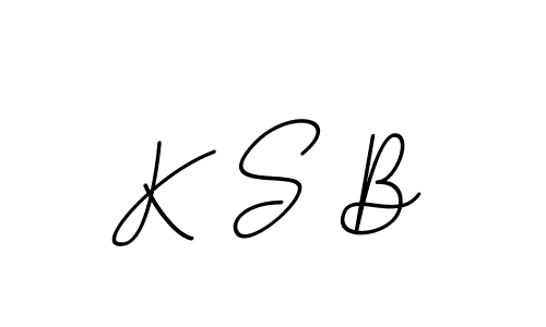 Make a beautiful signature design for name K S B. With this signature (BallpointsItalic-DORy9) style, you can create a handwritten signature for free. K S B signature style 11 images and pictures png