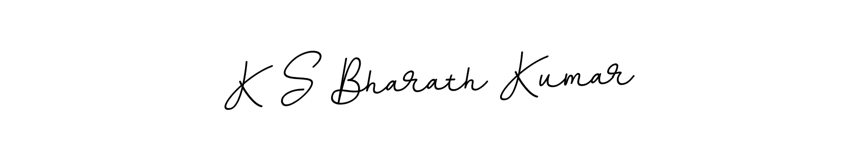 Also we have K S Bharath Kumar name is the best signature style. Create professional handwritten signature collection using BallpointsItalic-DORy9 autograph style. K S Bharath Kumar signature style 11 images and pictures png