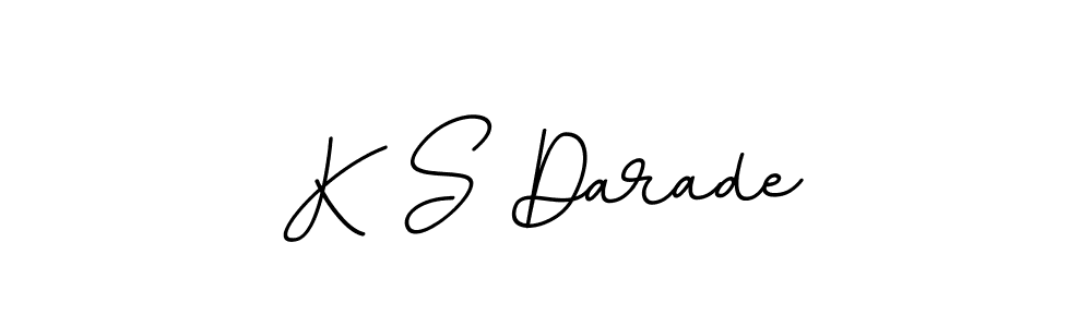 if you are searching for the best signature style for your name K S Darade. so please give up your signature search. here we have designed multiple signature styles  using BallpointsItalic-DORy9. K S Darade signature style 11 images and pictures png