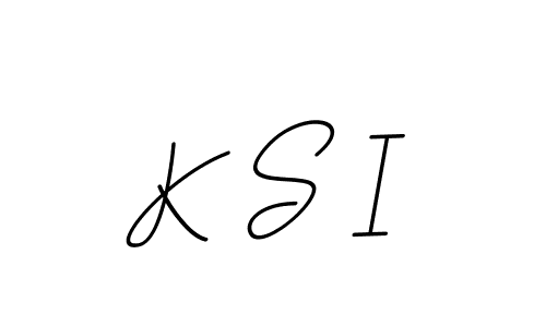 Also You can easily find your signature by using the search form. We will create K S I name handwritten signature images for you free of cost using BallpointsItalic-DORy9 sign style. K S I signature style 11 images and pictures png