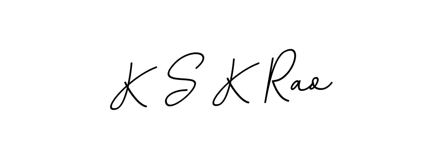 This is the best signature style for the K S K Rao name. Also you like these signature font (BallpointsItalic-DORy9). Mix name signature. K S K Rao signature style 11 images and pictures png