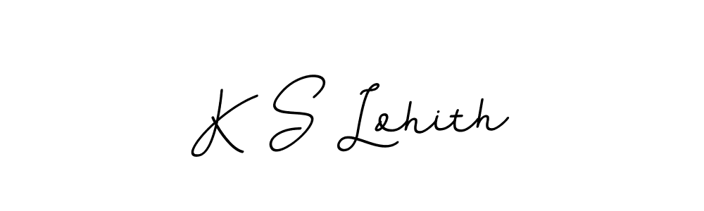 How to make K S Lohith signature? BallpointsItalic-DORy9 is a professional autograph style. Create handwritten signature for K S Lohith name. K S Lohith signature style 11 images and pictures png