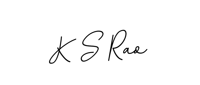 How to make K S Rao signature? BallpointsItalic-DORy9 is a professional autograph style. Create handwritten signature for K S Rao name. K S Rao signature style 11 images and pictures png