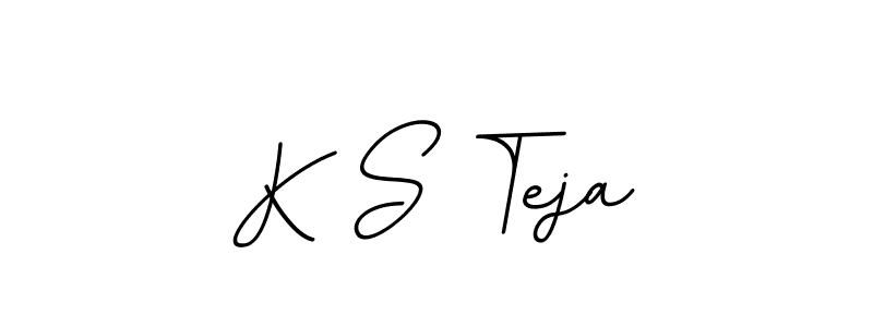 Also You can easily find your signature by using the search form. We will create K S Teja name handwritten signature images for you free of cost using BallpointsItalic-DORy9 sign style. K S Teja signature style 11 images and pictures png