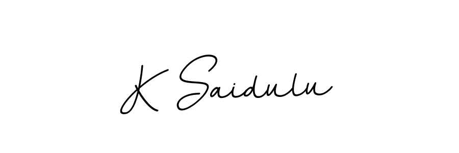 How to Draw K Saidulu signature style? BallpointsItalic-DORy9 is a latest design signature styles for name K Saidulu. K Saidulu signature style 11 images and pictures png