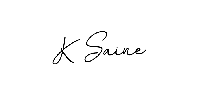 Once you've used our free online signature maker to create your best signature BallpointsItalic-DORy9 style, it's time to enjoy all of the benefits that K Saine name signing documents. K Saine signature style 11 images and pictures png