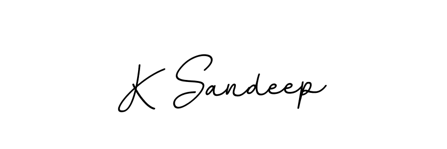 Also we have K Sandeep name is the best signature style. Create professional handwritten signature collection using BallpointsItalic-DORy9 autograph style. K Sandeep signature style 11 images and pictures png