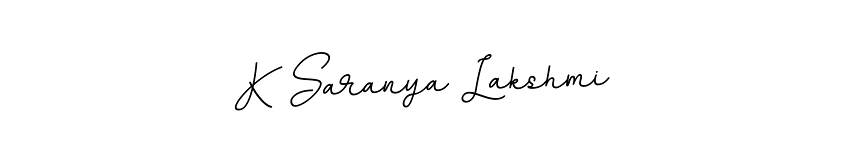 How to make K Saranya Lakshmi signature? BallpointsItalic-DORy9 is a professional autograph style. Create handwritten signature for K Saranya Lakshmi name. K Saranya Lakshmi signature style 11 images and pictures png