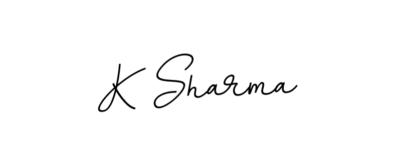 Also we have K Sharma name is the best signature style. Create professional handwritten signature collection using BallpointsItalic-DORy9 autograph style. K Sharma signature style 11 images and pictures png