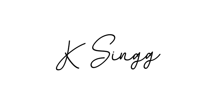 Use a signature maker to create a handwritten signature online. With this signature software, you can design (BallpointsItalic-DORy9) your own signature for name K Singg. K Singg signature style 11 images and pictures png
