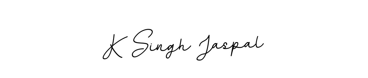 Make a beautiful signature design for name K Singh Jaspal. With this signature (BallpointsItalic-DORy9) style, you can create a handwritten signature for free. K Singh Jaspal signature style 11 images and pictures png