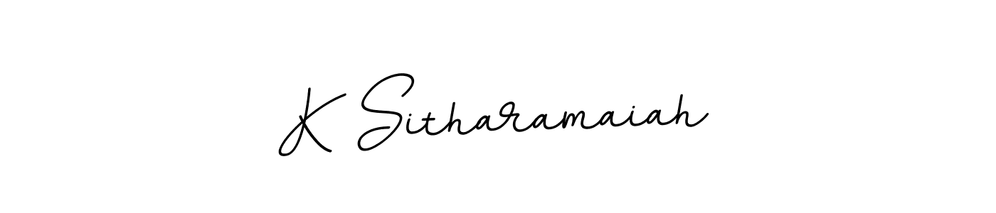Also we have K Sitharamaiah name is the best signature style. Create professional handwritten signature collection using BallpointsItalic-DORy9 autograph style. K Sitharamaiah signature style 11 images and pictures png