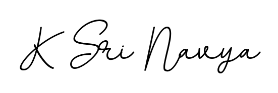 Quickly download K Sri Navya name signature in high-resolution PNG using BallpointsItalic-DORy9 style. Ready to insert into PDFs and online applications. K Sri Navya signature style 11 images and pictures png