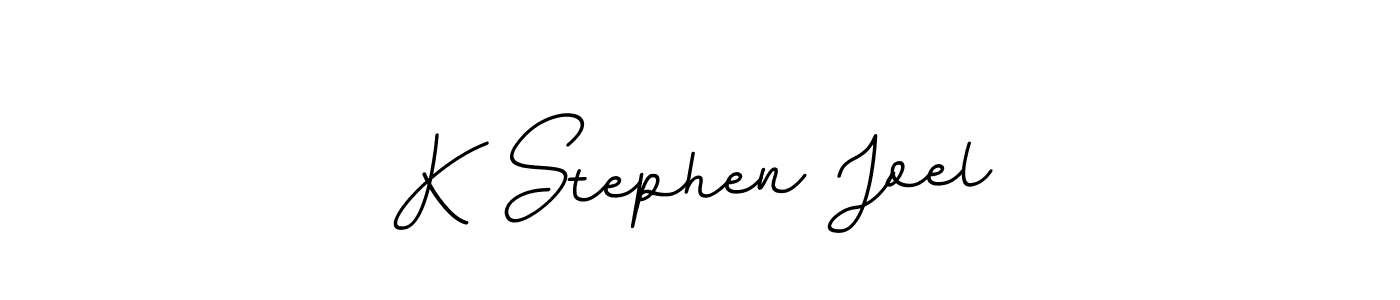 It looks lik you need a new signature style for name K Stephen Joel. Design unique handwritten (BallpointsItalic-DORy9) signature with our free signature maker in just a few clicks. K Stephen Joel signature style 11 images and pictures png