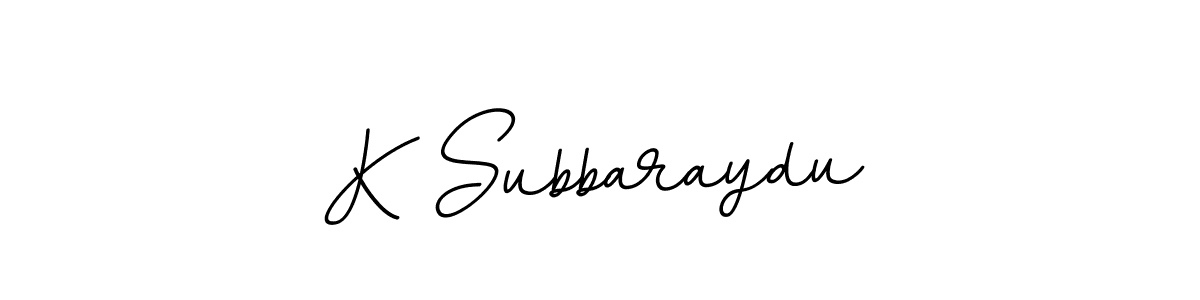 K Subbaraydu stylish signature style. Best Handwritten Sign (BallpointsItalic-DORy9) for my name. Handwritten Signature Collection Ideas for my name K Subbaraydu. K Subbaraydu signature style 11 images and pictures png