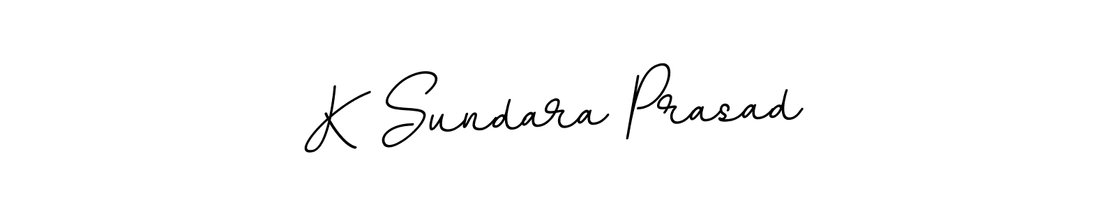 Create a beautiful signature design for name K Sundara Prasad. With this signature (BallpointsItalic-DORy9) fonts, you can make a handwritten signature for free. K Sundara Prasad signature style 11 images and pictures png