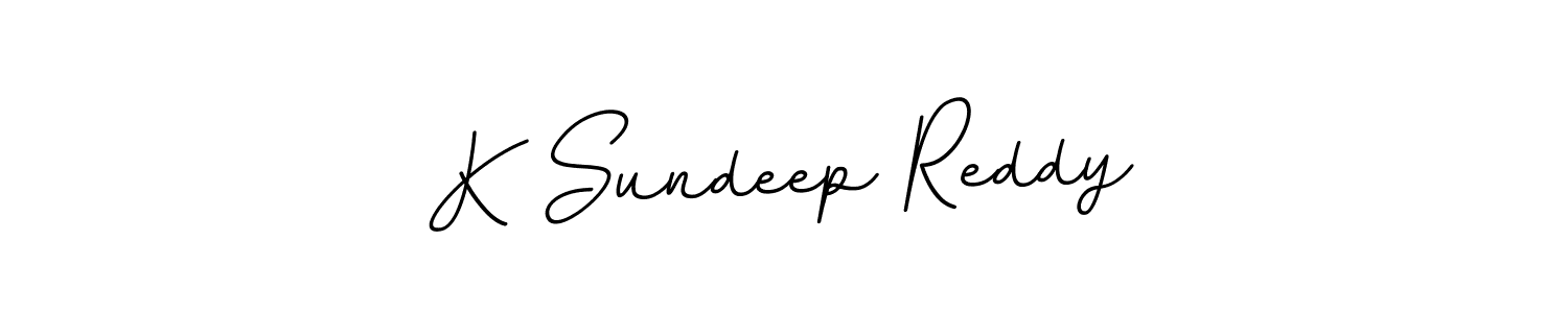 How to make K Sundeep Reddy signature? BallpointsItalic-DORy9 is a professional autograph style. Create handwritten signature for K Sundeep Reddy name. K Sundeep Reddy signature style 11 images and pictures png