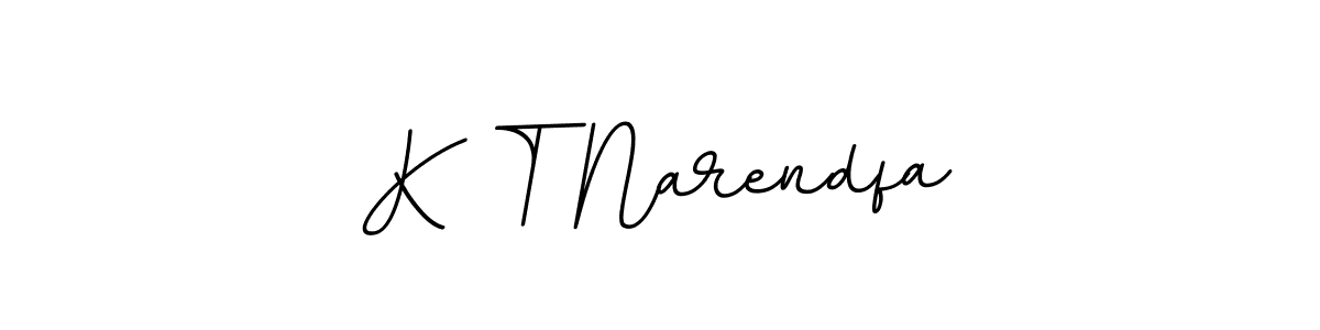 It looks lik you need a new signature style for name K T Narendfa. Design unique handwritten (BallpointsItalic-DORy9) signature with our free signature maker in just a few clicks. K T Narendfa signature style 11 images and pictures png