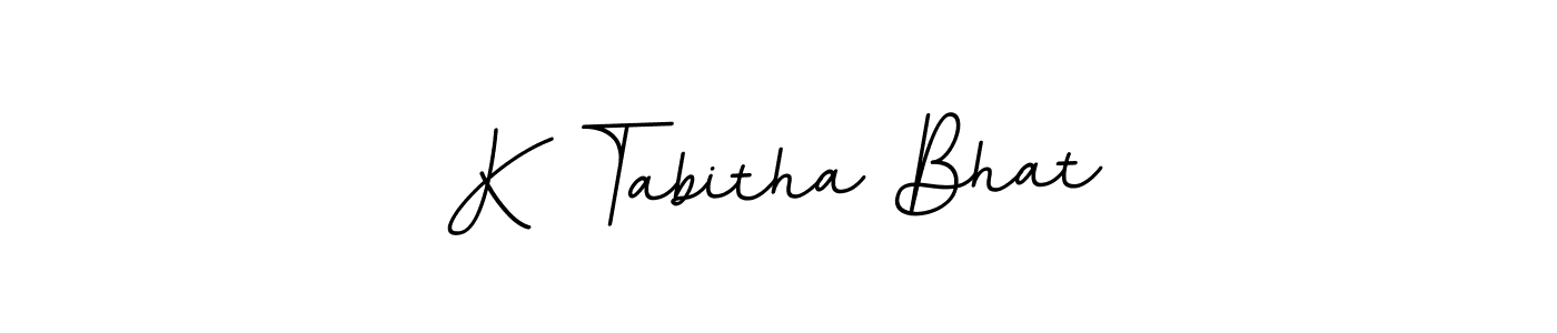 Check out images of Autograph of K Tabitha Bhat name. Actor K Tabitha Bhat Signature Style. BallpointsItalic-DORy9 is a professional sign style online. K Tabitha Bhat signature style 11 images and pictures png